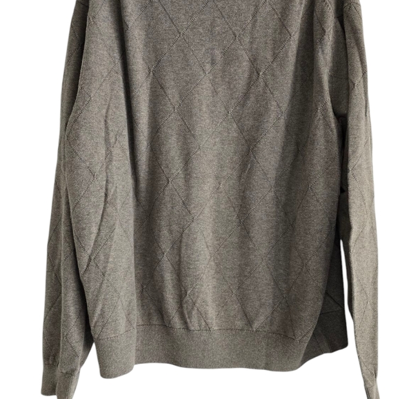 Roundtree & Yorke mens quarter-zip pullover sweater. XL - Picture 3 of 4